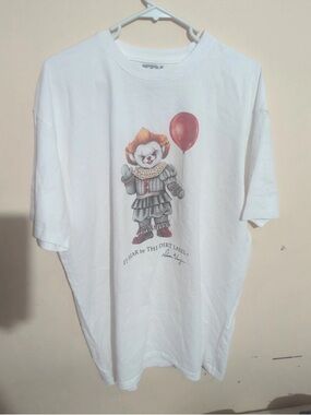 The Dirt Label IT Bear Pennywise Graphic Tee White XL